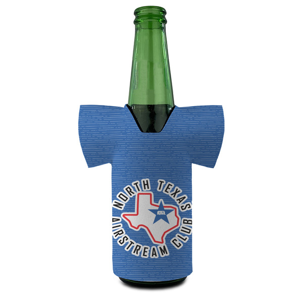 North Texas Airstream Club Jersey Bottle Cooler - Set of 4 - FRONT (on bottle)