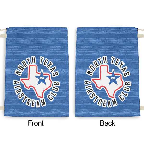 North Texas Airstream Club Large Laundry Bag - Front & Back View