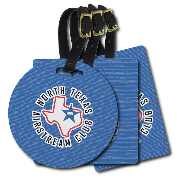 Custom North Texas Airstream Club Plastic Luggage Tag