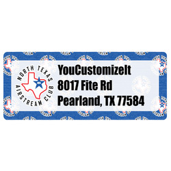 North Texas Airstream Club Return Address Labels