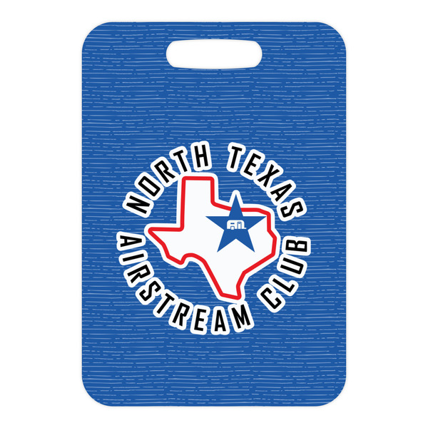 North Texas Airstream Club Metal Luggage Tag - Front Without Strap