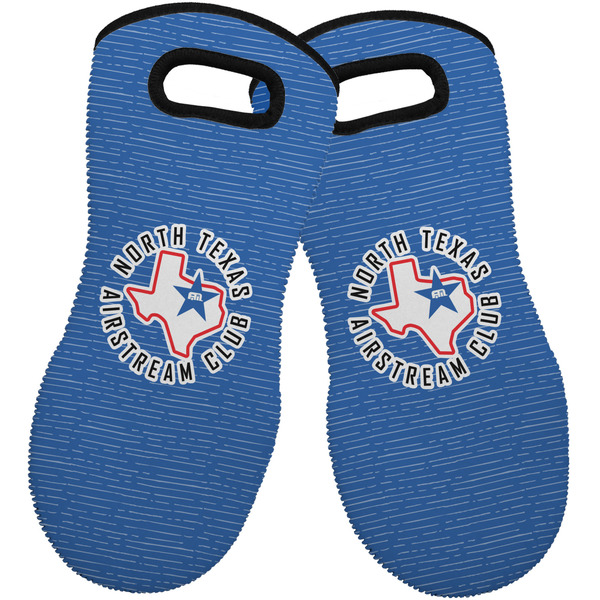 North Texas Airstream Club Neoprene Oven Mitt -Set of 2 - Front