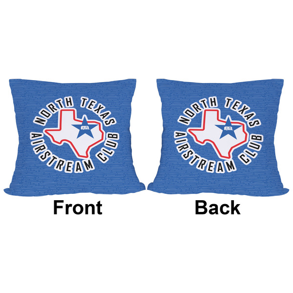 North Texas Airstream Club Outdoor Pillow - 16x16