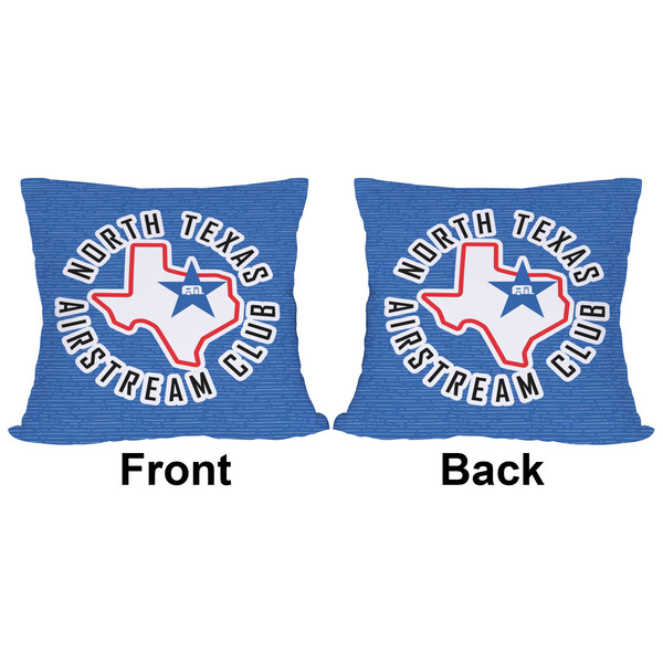 North Texas Airstream Club Outdoor Pillow - 18x18