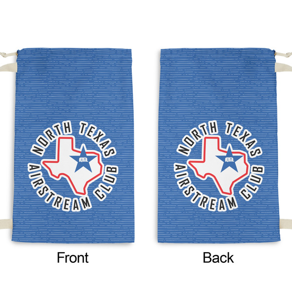 North Texas Airstream Club Small Laundry Bag - Front & Back View