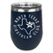 North Texas Airstream Club Stemless Stainless Steel Wine Tumbler - Navy - Single-Sided
