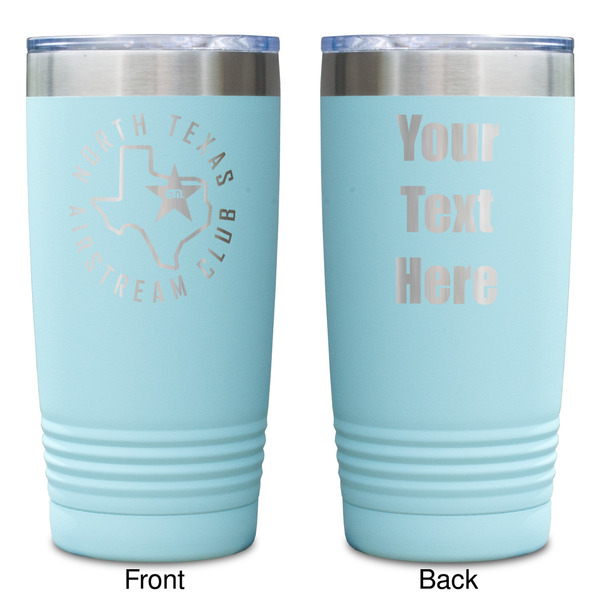 North Texas Airstream Club Teal Polar Camel Tumbler - 20oz -Double Sided - Approval