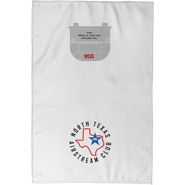North Texas Airstream Club Waffle Towel - Partial Print - Approval Image