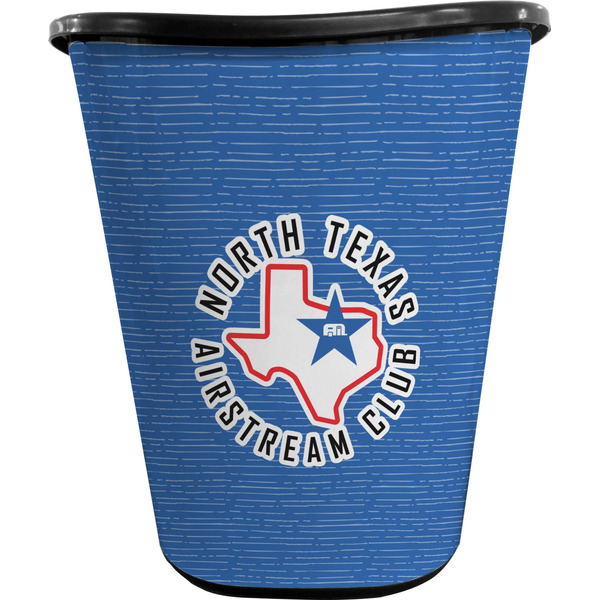 North Texas Airstream Club Waste Basket - Black - Front