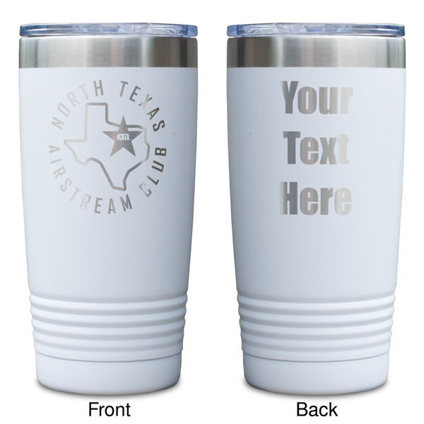 North Texas Airstream Club White Polar Camel Tumbler - 20oz - Double Sided - Approval