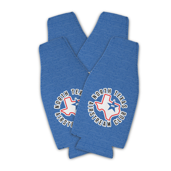 North Texas Airstream Club Zipper Bottle Cooler - Set of 4 - Main