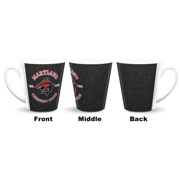 Maryland Camaro Club Logo 12 Oz Latte Mug - Approval