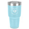 Maryland Camaro Club Logo 30 oz Stainless Steel Tumbler - Teal - Single-Sided