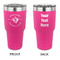 Maryland Camaro Club Logo 30 oz Stainless Steel Tumbler - Pink - Double-Sided