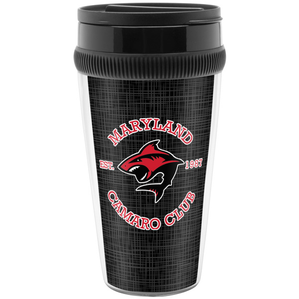 Maryland Camaro Club Logo Acrylic Travel Mug - Without Handle - Front
