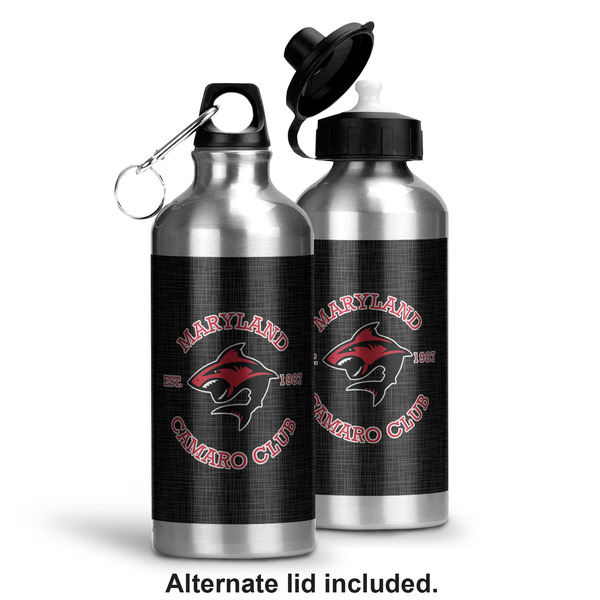 Maryland Camaro Club Logo Aluminum Water Bottle - Alternate lid options