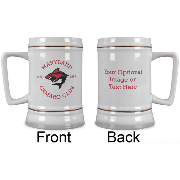 Maryland Camaro Club Logo Beer Stein - Approval