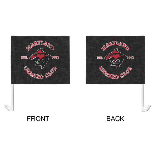 Maryland Camaro Club Logo Car Flag - Large - APPROVAL