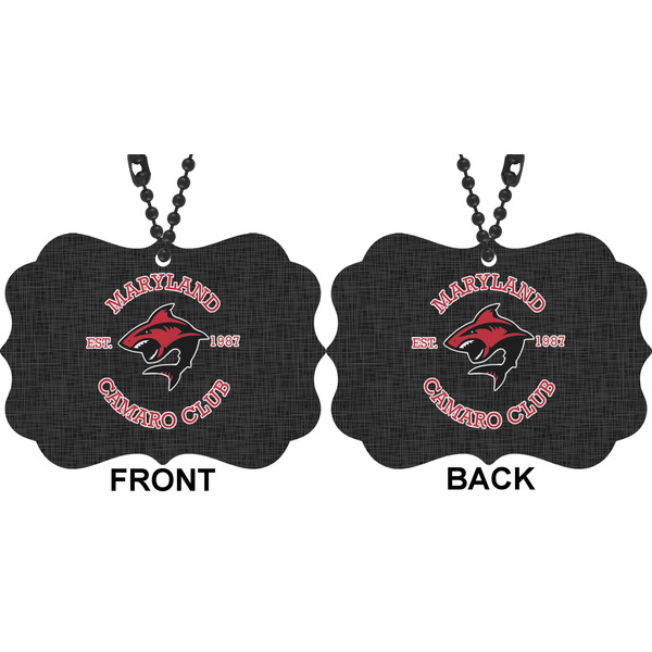 Maryland Camaro Club Logo Car Ornament (Approval)