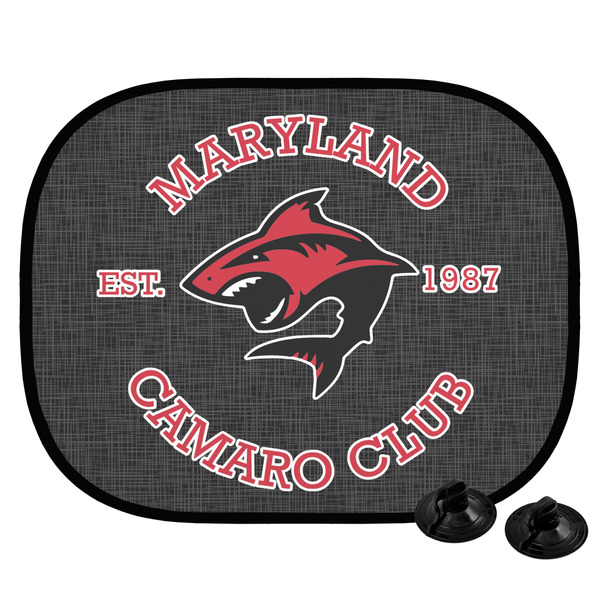 Custom Maryland Camaro Club Logo Car Side Window Sun Shade