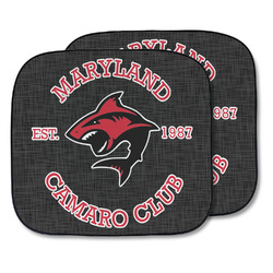 Maryland Camaro Club Logo Car Sun Shades - Two Pieces