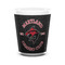 Maryland Camaro Club Logo Ceramic Shot Glass - 1.5 oz - White - Single