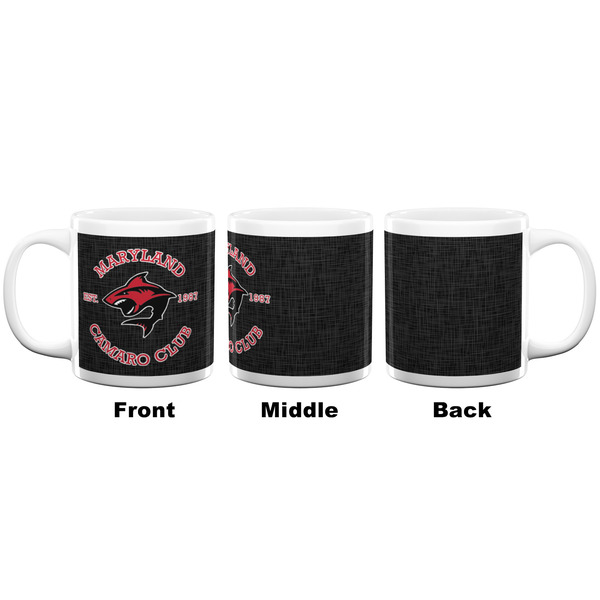 Maryland Camaro Club Logo Coffee Mug - 20 oz - White APPROVAL