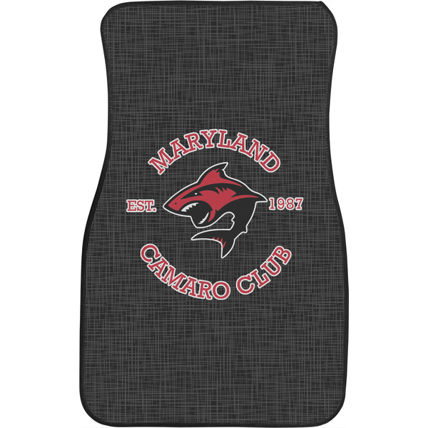 Maryland Camaro Club Logo Front Seat Car Mat