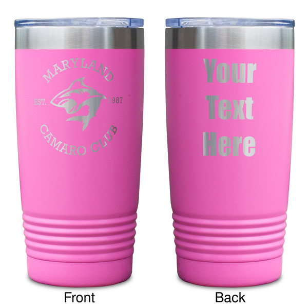 Maryland Camaro Club Logo Pink Polar Camel Tumbler - 20oz - Double Sided - Approval