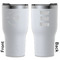 Maryland Camaro Club Logo RTIC Tumbler - White - Laser Engraved - Double-Sided