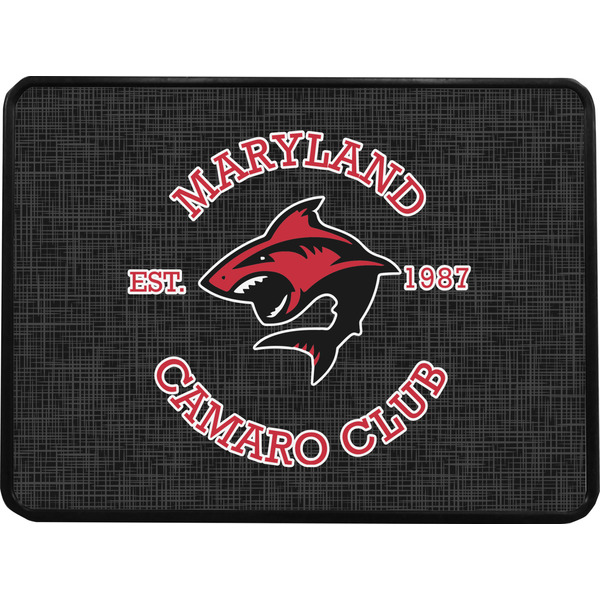 Maryland Camaro Club Logo Rectangular Car Hitch Cover w/ FRP Insert