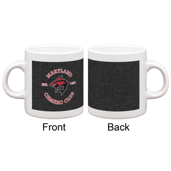 Maryland Camaro Club Logo Single Shot Espresso Cup - Single - Front & Back
