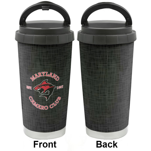 Maryland Camaro Club Logo Stainless Steel Travel Cup - Approval