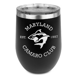 Maryland Camaro Club Logo Stemless Stainless Steel Wine Tumbler