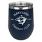 Maryland Camaro Club Logo Stemless Stainless Steel Wine Tumbler - Navy - Double-Sided