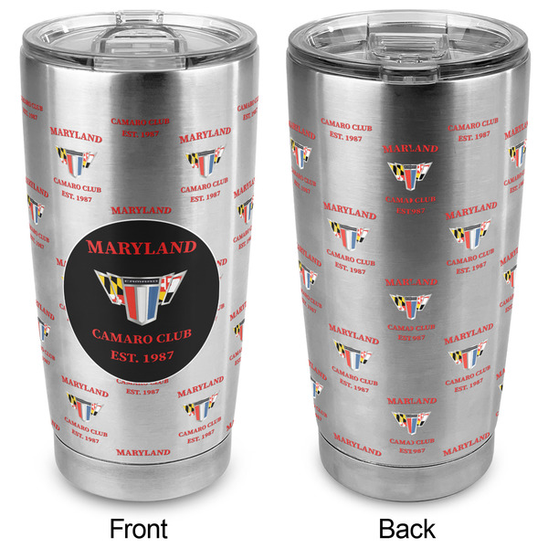 Maryland Camaro Club Logo2 20oz SS Tumbler - Full Print - Approval