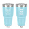Maryland Camaro Club Logo2 30 oz Stainless Steel Tumbler - Teal - Double-Sided