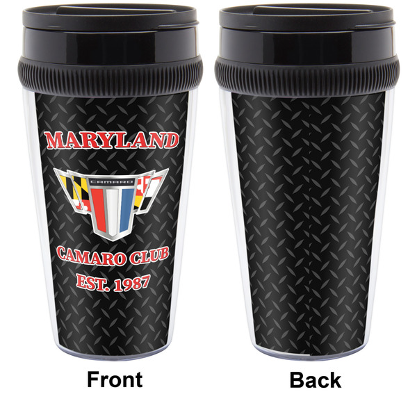 Maryland Camaro Club Logo2 Acrylic Travel Mug - Without Handle - Approval