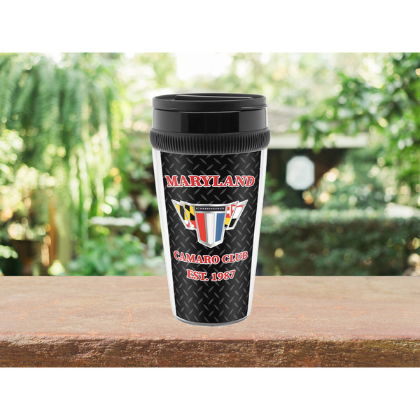 Maryland Camaro Club Logo2 Acrylic Travel Mug - Without Handle - Lifestyle