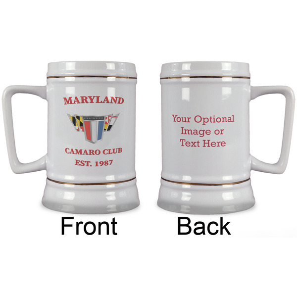 Maryland Camaro Club Logo2 Beer Stein - Approval