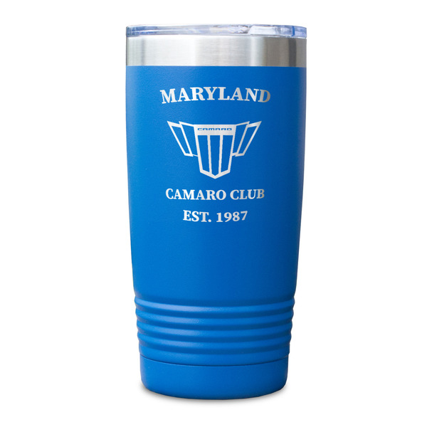 Maryland Camaro Club Logo2 Blue Polar Camel Tumbler - 20oz - Single Sided - Approval