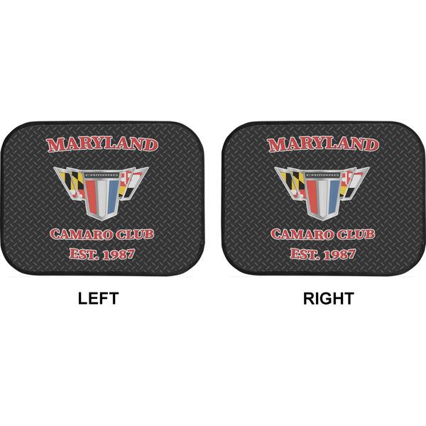 Maryland Camaro Club Logo2 Car Floor Mats (Back Seat) (Approval)