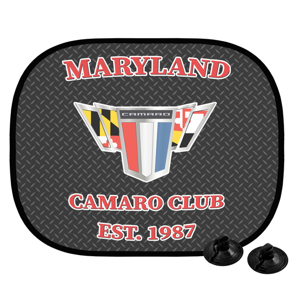 Custom Maryland Camaro Club Logo2 Car Side Window Sun Shade