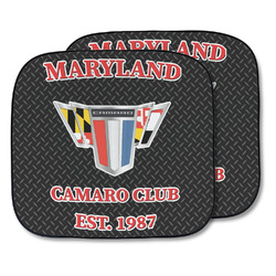 Maryland Camaro Club Logo2 Car Sun Shades - Two Pieces