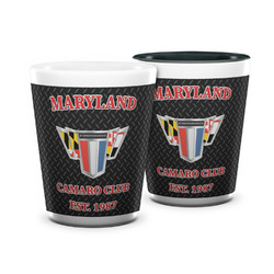 Maryland Camaro Club Logo2 Ceramic Shot Glass - 1.5 oz