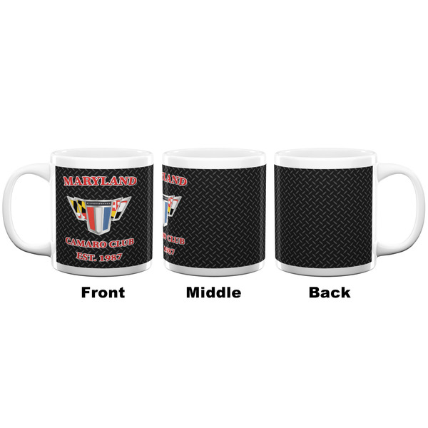 Maryland Camaro Club Logo2 Coffee Mug - 20 oz - White APPROVAL