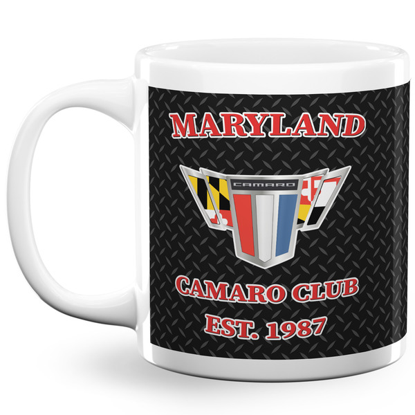 Maryland Camaro Club Logo2 Coffee Mug - 20 oz - White