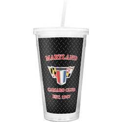Maryland Camaro Club Logo2 Double Wall Tumbler with Straw