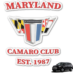 Maryland Camaro Club Logo2 Graphic Car Decal