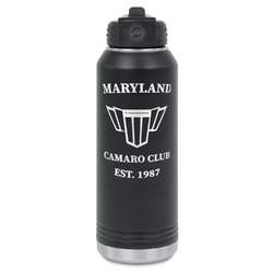 Maryland Camaro Club Logo2 Water Bottle - Laser Engraved